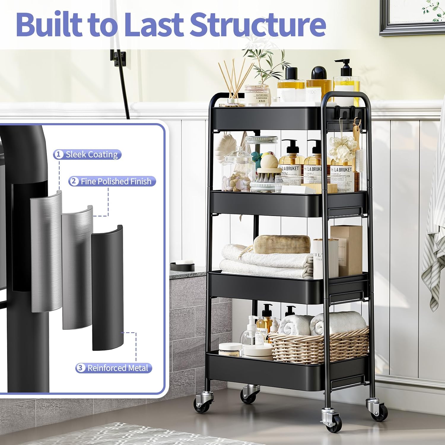 Multi-tiered trolley