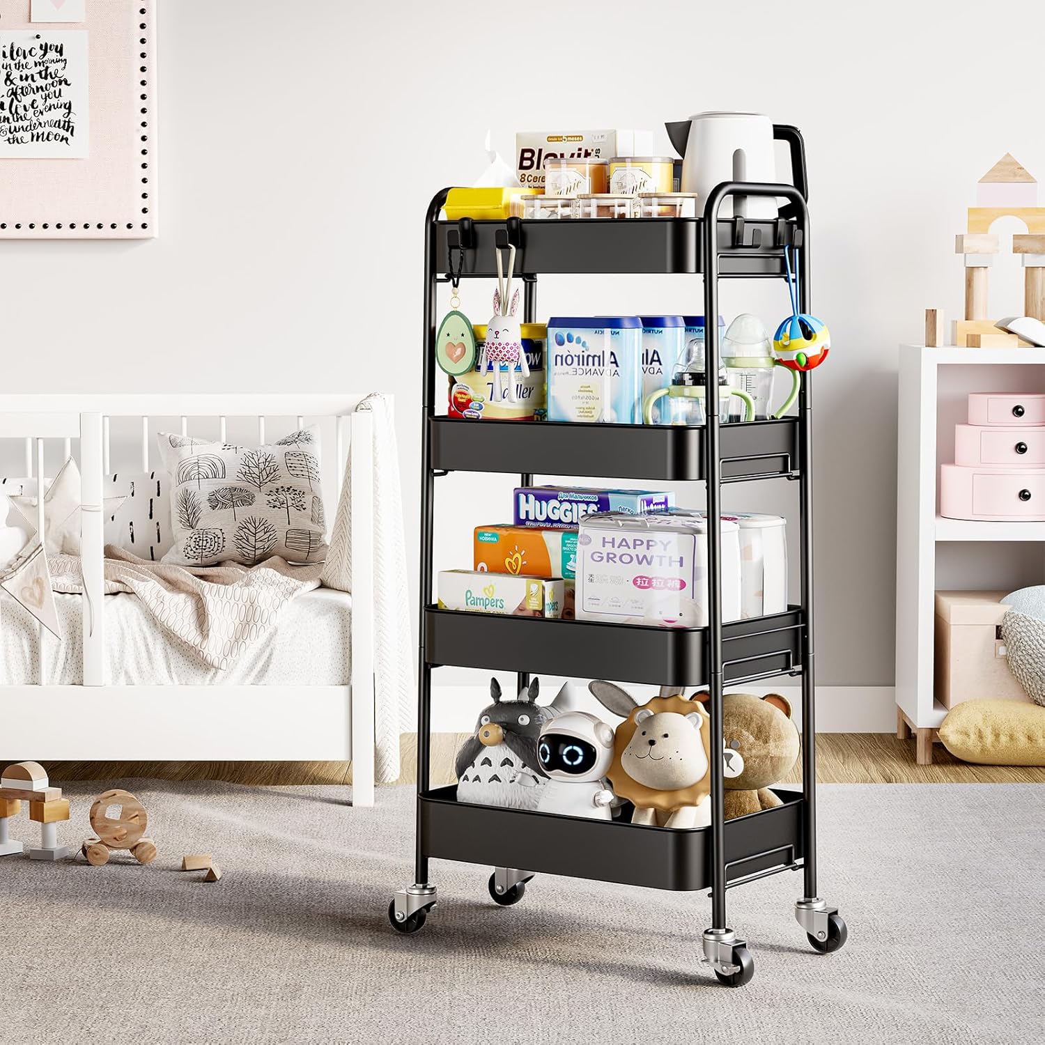 Multi-tiered trolley